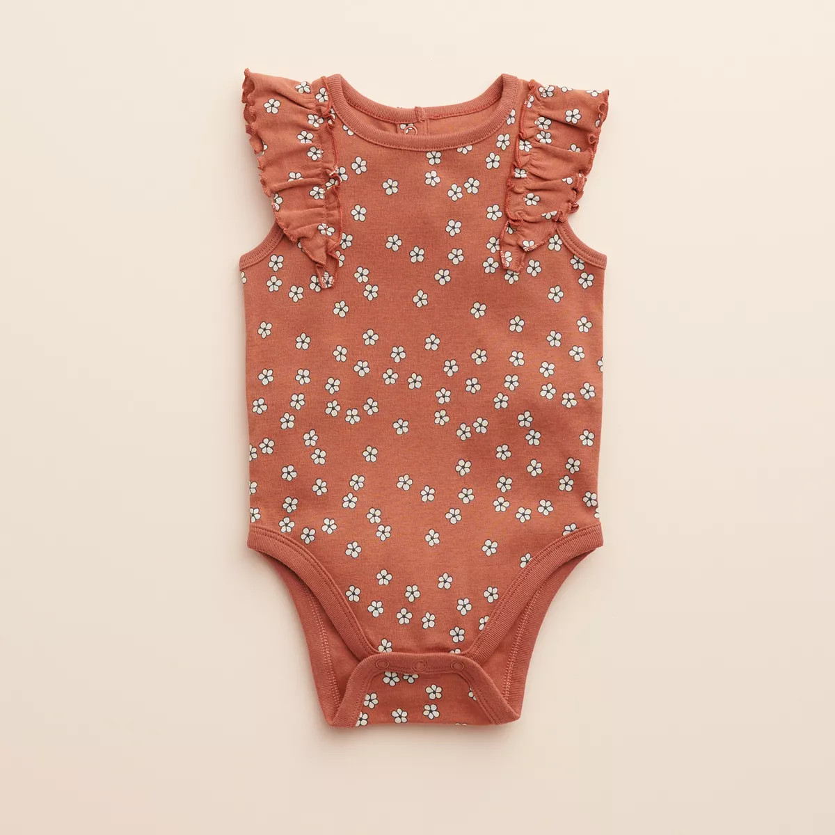 Baby Girl Little Co. by Lauren Conrad Organic Ruffle Bodysuit | Kohl's