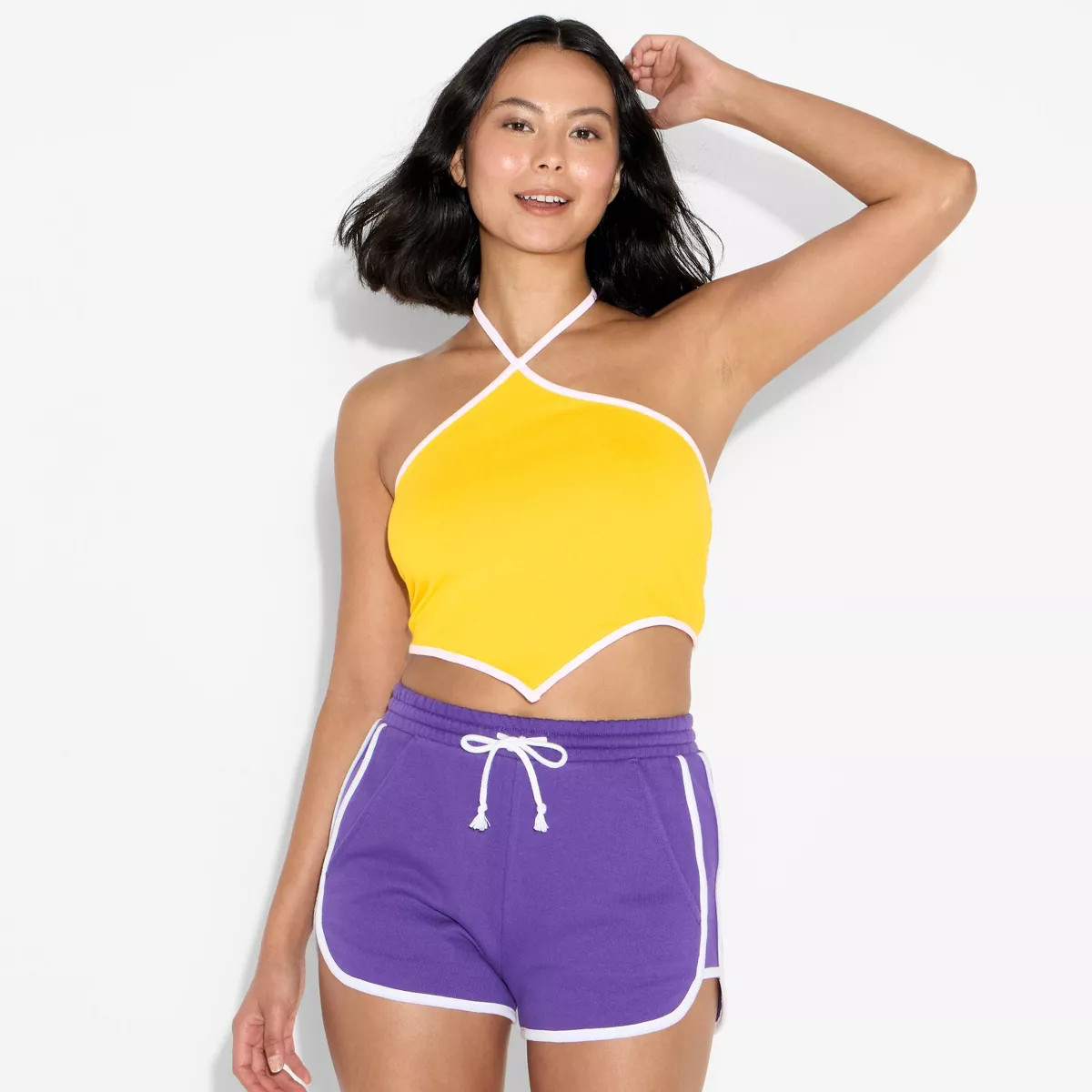 Women's Game Day Football Charm Halter Top - Wild Fable™ | Target