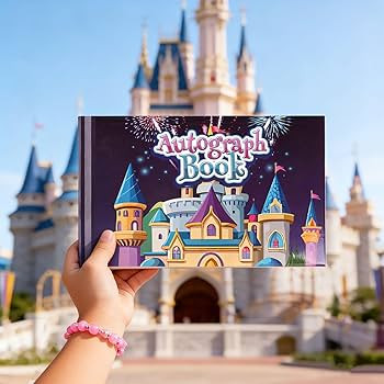 Autograph Book for Disney Theme Park or Cruise Vacation Essentials \u2013 Castle Hardcover Signat... | Amazon (US)