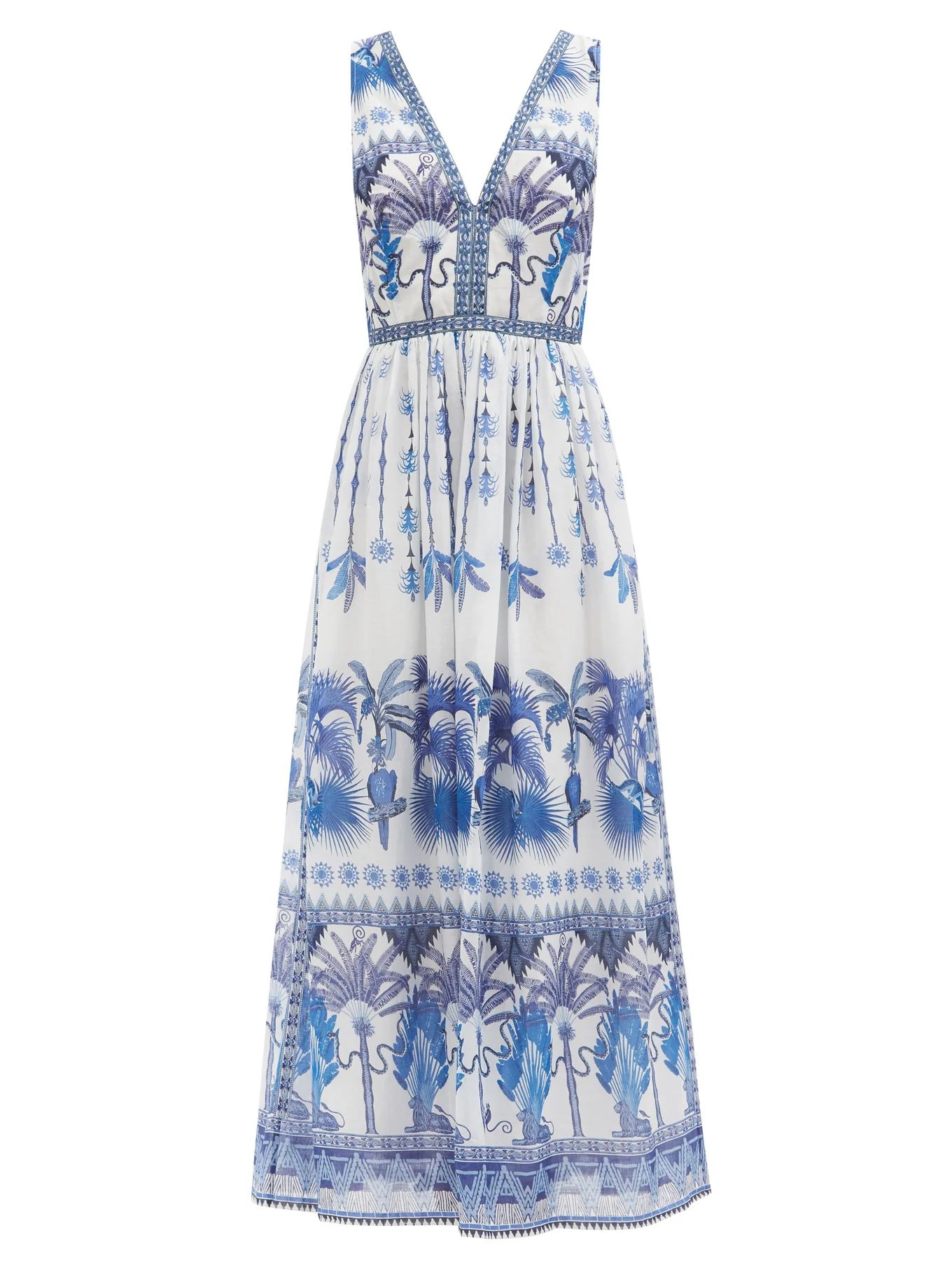 Sophia Winter Garden-print cotton dress | Le Sirenuse, Positano | Matches (US)