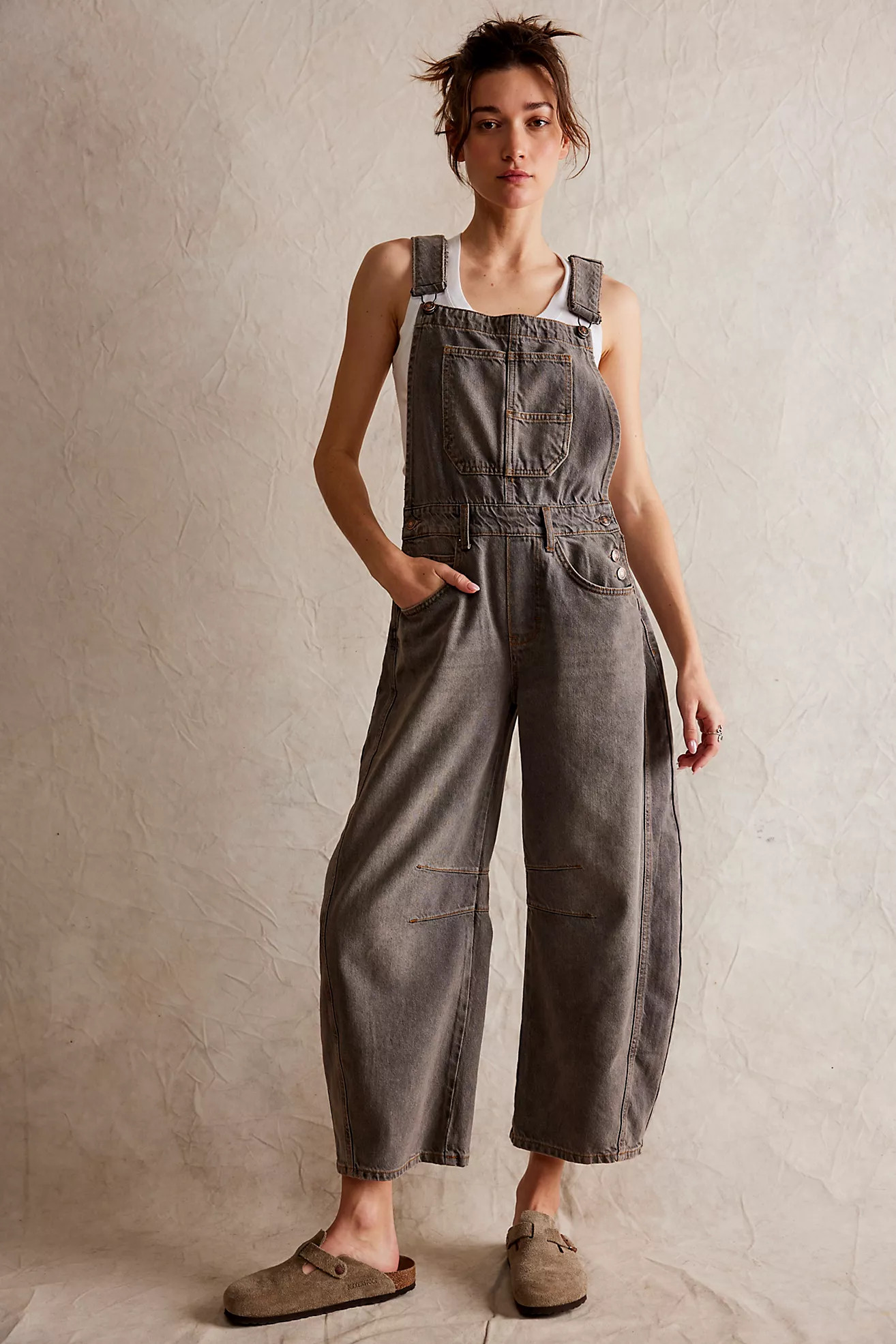 We The Free Good Luck Barrel Overalls | Free People (Global - UK&FR Excluded)