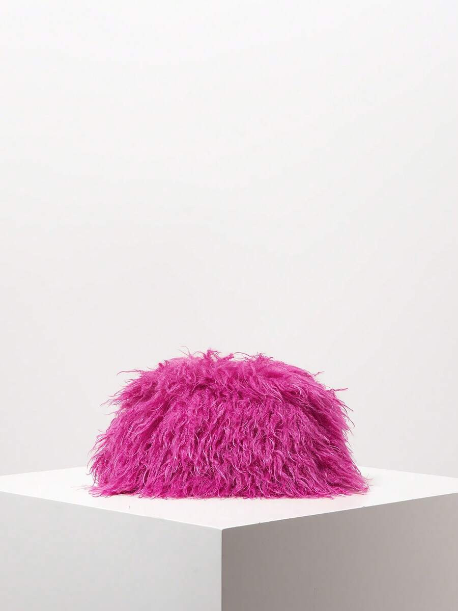 Fall Purse, Premium Style Clutch,Bridal Patry,Prom Bag,Fur Purse,Prom Accessories ,Holiday Party ... | SHEIN