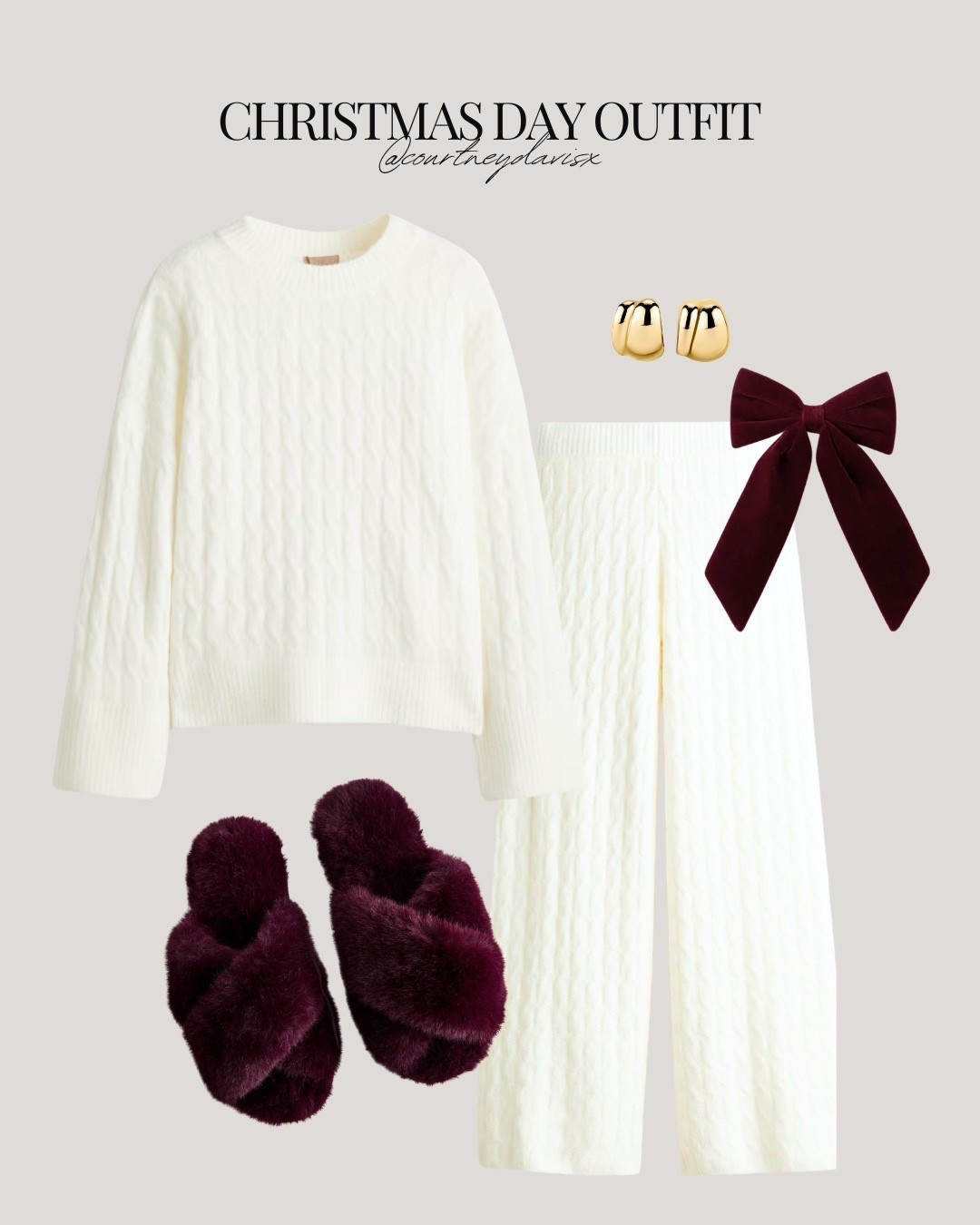 Christmas Day outfit ✨

Christmas Day outfit, Christmas outfit, Christmas casual outfit, Christmas co ord, cream co ord, burgundy Christmas, knit co ord, knitwear 

#LTKuk #LTKwinter #LTKfestive