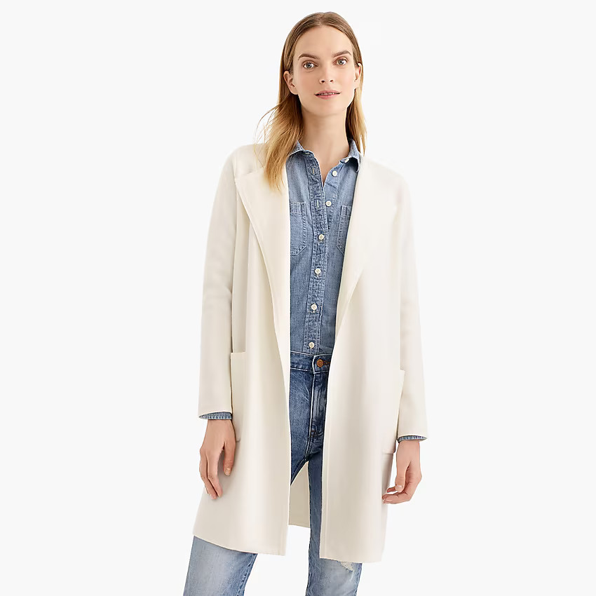 Juliette collarless sweater-blazer | J. Crew US