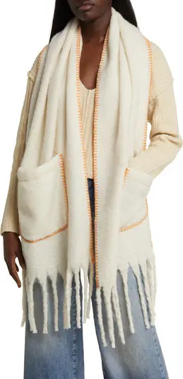 BP. Whipstitch Fringe Scarf | Nordstrom | Nordstrom