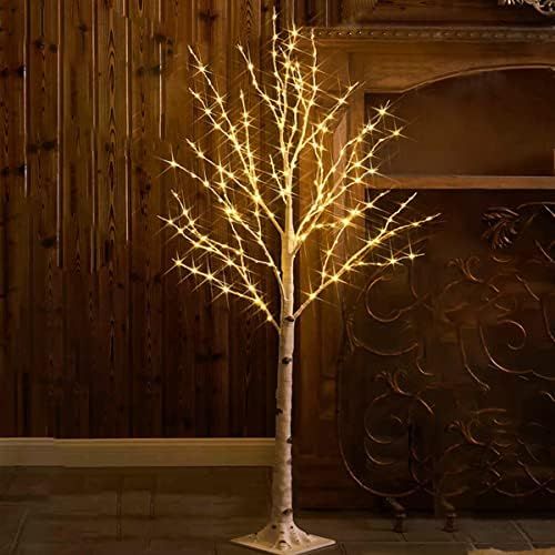 Fudios Lighted Birch Tree for Decoration 4FT Light up 200 LED for Easter, Faux Tree Vine Lights P... | Amazon (CA)