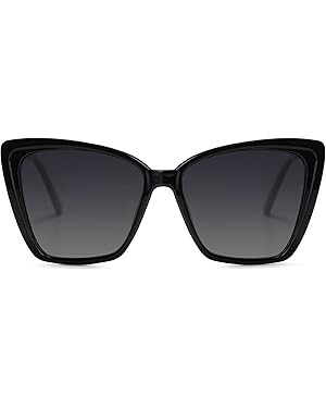 SOJOS Trendy Polarized Sunglasses For Women Retro Womens Oversized Square Cat Eye Sun Glasses UV ... | Amazon (US)