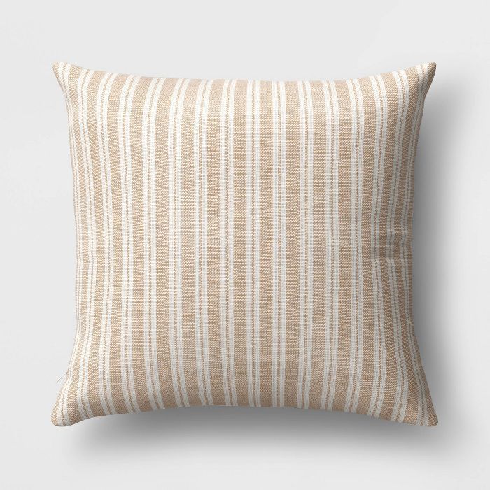 Oversized Square Striped Throw Pillow - Threshold™ | Target