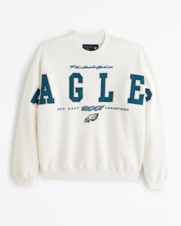 Philadelphia Eagles Graphic Crew Sweatshirt | Abercrombie & Fitch (US)