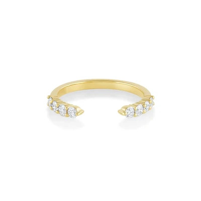 White Diamond Cosmic Light Open Shank Band | Marrow Fine