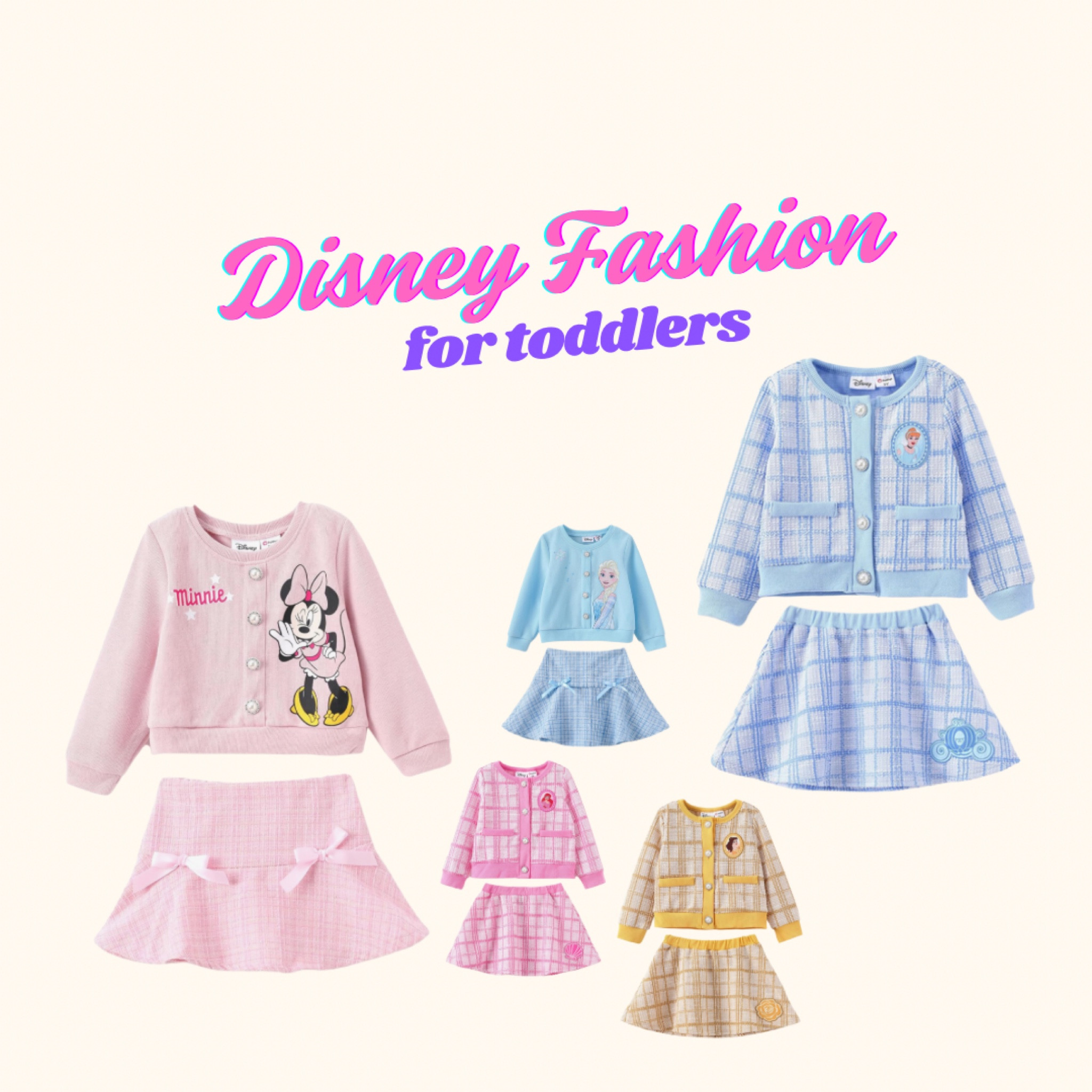 Princess vibes for your little girl! ✨ From Minnie Mouse to all her favorite Disney princesses, these adorable coquette-inspired sets are a must-have for your toddler’s wardrobe. Perfect for twirling, playdates, or everyday magic!

I’ve linked these dreamy and stylish sets for your little princess 👑💖

#LTKKids #ToddlerGirlStyle #DisneyPrincessOutfits #MinnieMouseStyle #CoquetteKidsFashion #DisneyToddlerClothes #MomLifeMustHaves #ToddlerFashion

#LTKKids #LTKBaby #LTKFamily