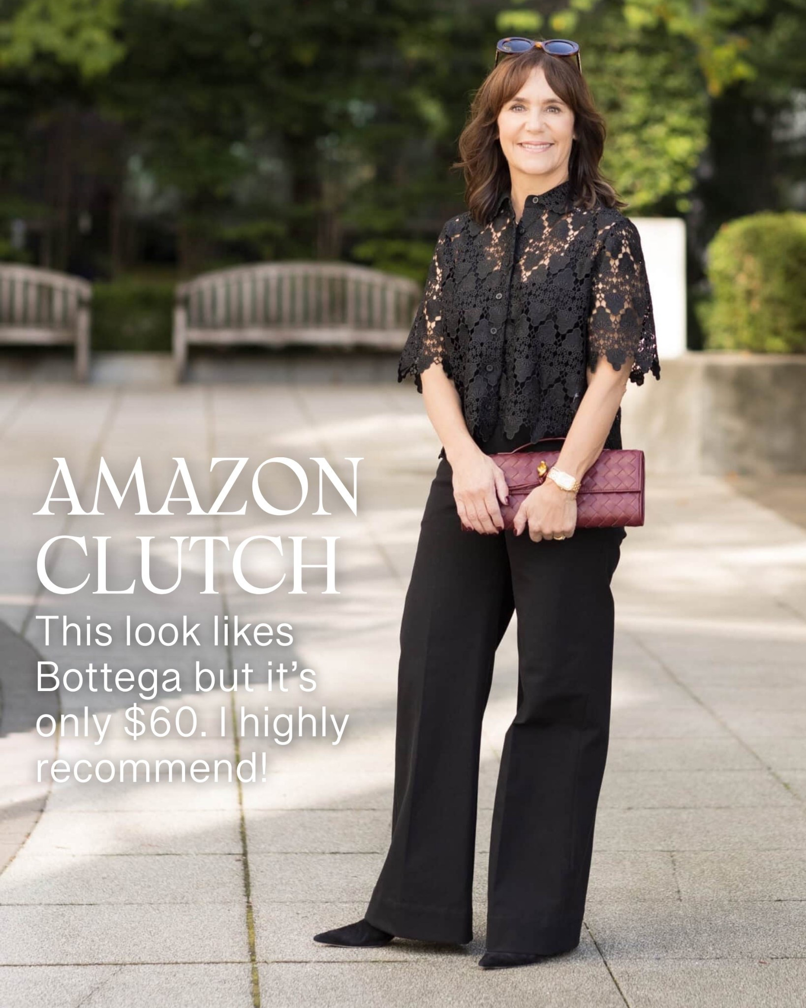 This clutch looks like bottega, but for a fraction of the price! I own the real one and this dupe and for the price, I highly recommend trying this one!

#LTKSaleAlert #LTKootd #LTKOver40