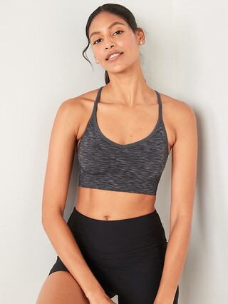 Light Support Seamless Convertible Racerback Sports Bra for Women XS-XXL | Old Navy (US)