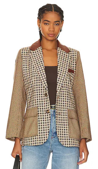 Carolina Blazer in Plaid | Revolve Clothing (Global)
