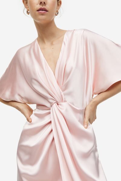 Draped Satin Dress | H&M (US + CA)