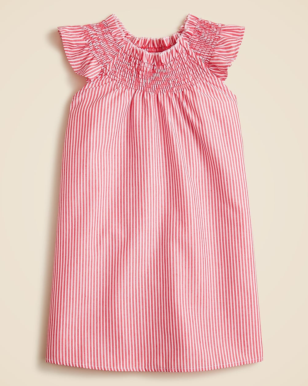 Girls' smocked nightgown in stripe | J. Crew US