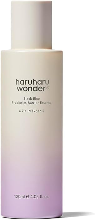 haruharu Wonder Black Rice Probiotics Barrier Essence, Skin Flooding & Layering, Strengthens Skin... | Amazon (US)