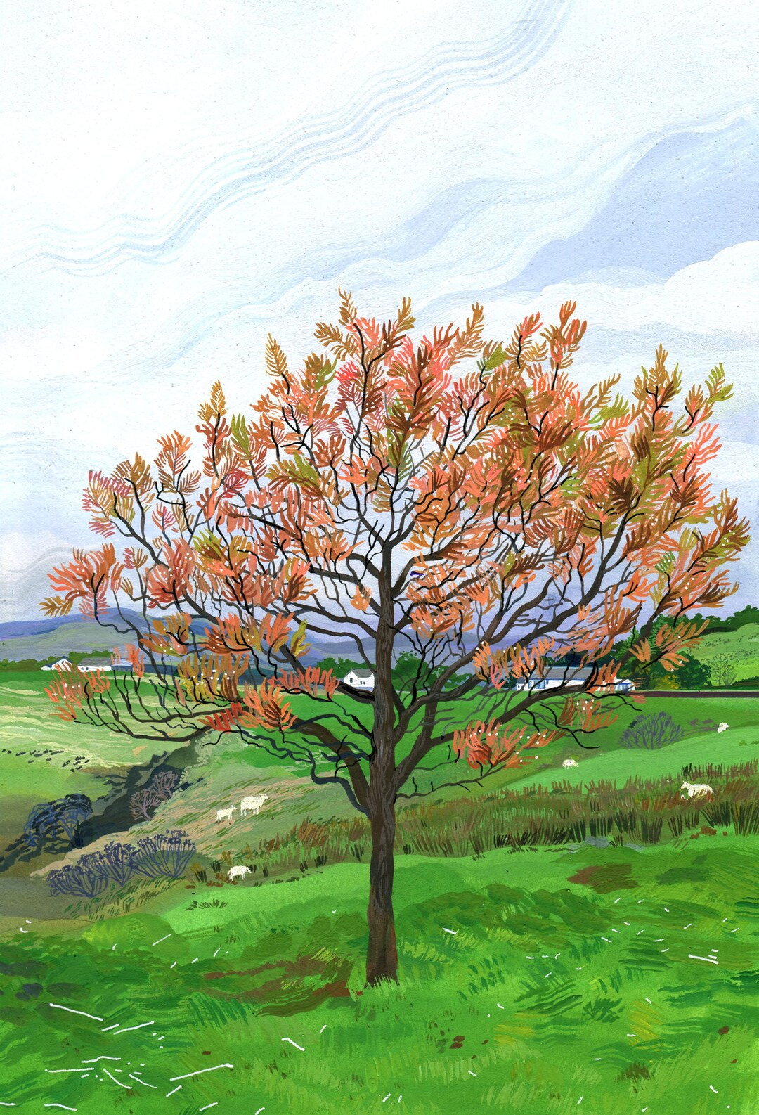 Isle of Skye Tree Original Painting - Etsy | Etsy (US)