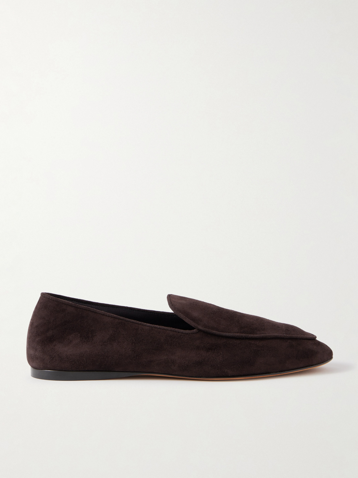 The Row - Awar Suede Loafers - Brown | NET-A-PORTER (US)