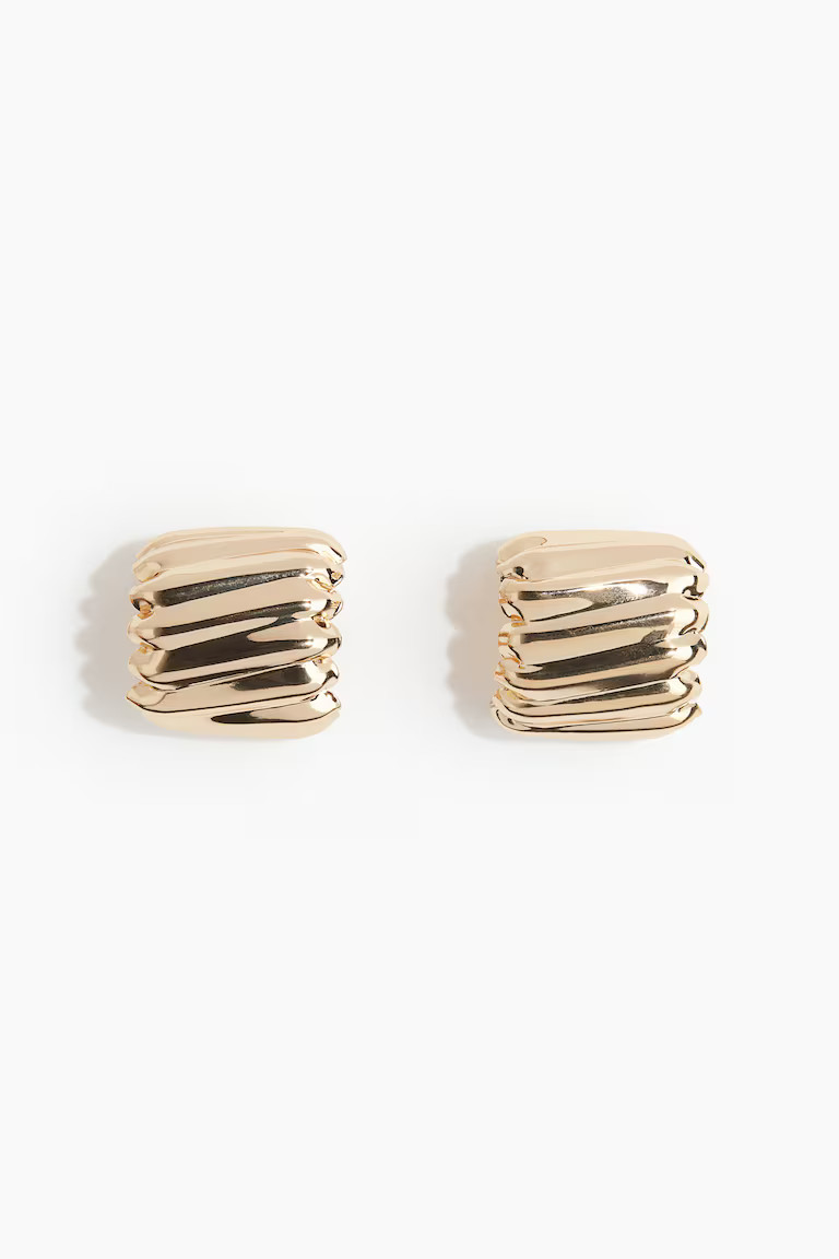 Fluted hoop earrings | H&M (UK, MY, IN, SG, PH, TW, HK)