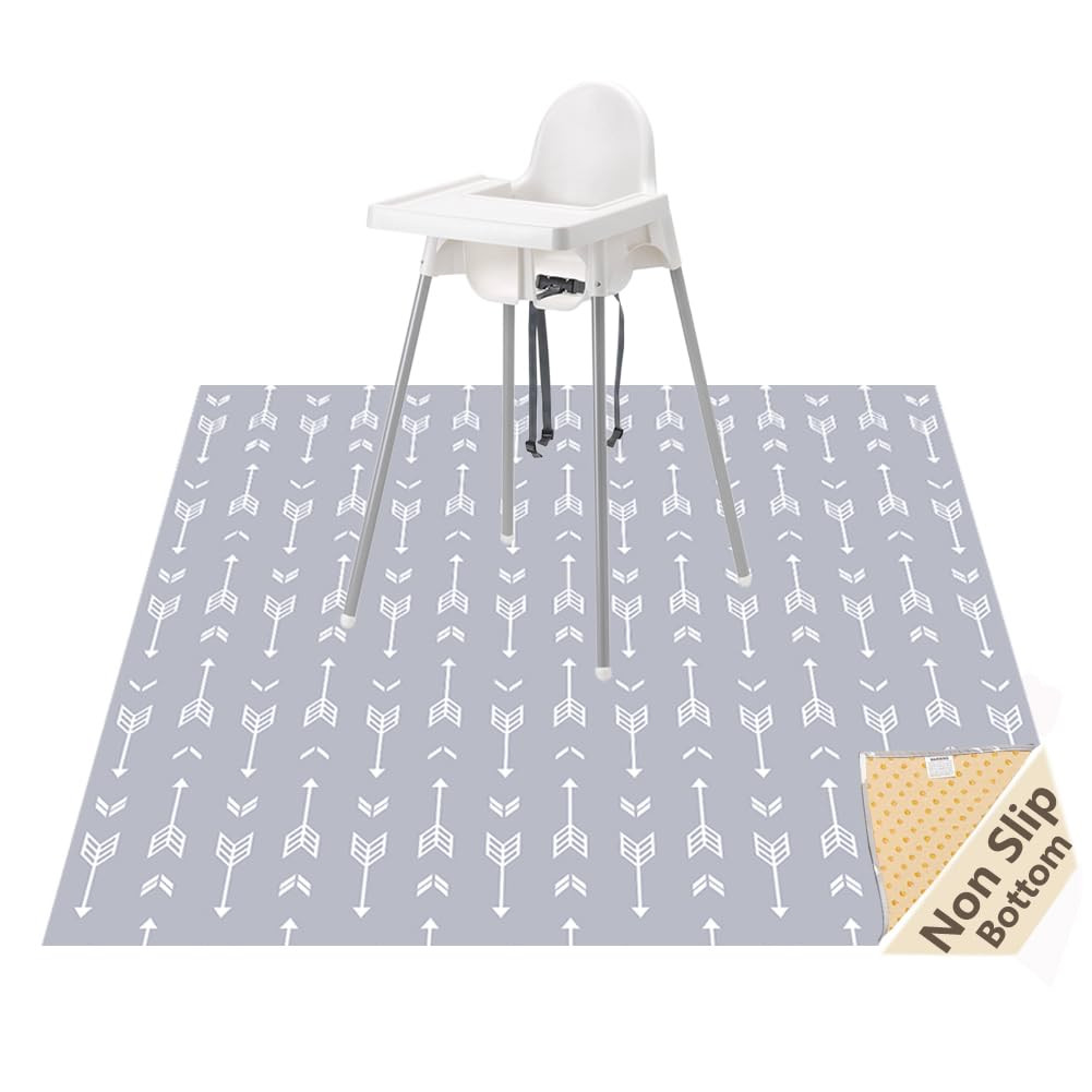 Baby Splat Mat for Under High Chair and Arts and Crafts, 51" Waterproof Wipeable Floor Protector,... | Amazon (US)
