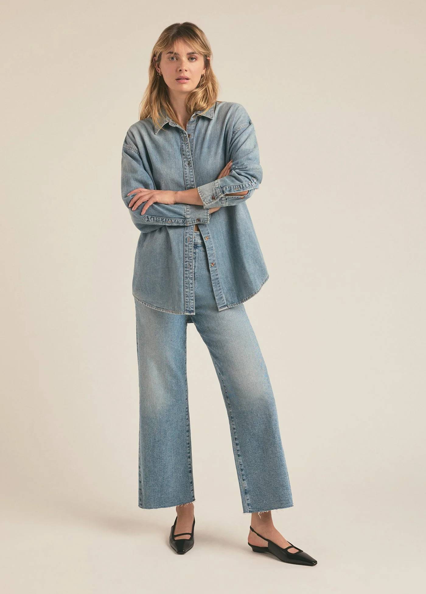 THE MISCHA SUPER HIGH RISE WIDE LEG ANKLE | Favorite Daughter