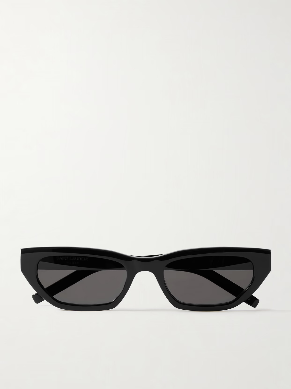 SAINT LAURENT EYEWEAR - Cat-eye Acetate Sunglasses - Black | NET-A-PORTER (US)