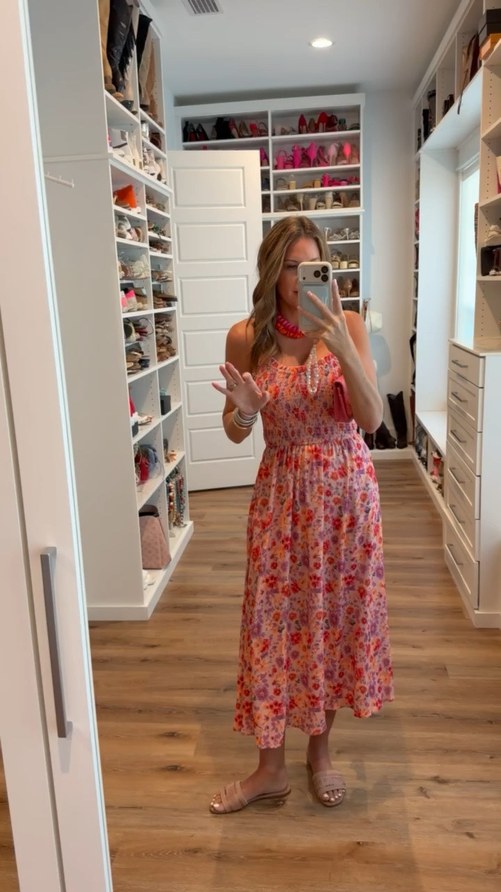 In a small dress, necklaces, sandals and accessories- fits tts.

#LTKootd #LTKgrwm #LTKSeasonal