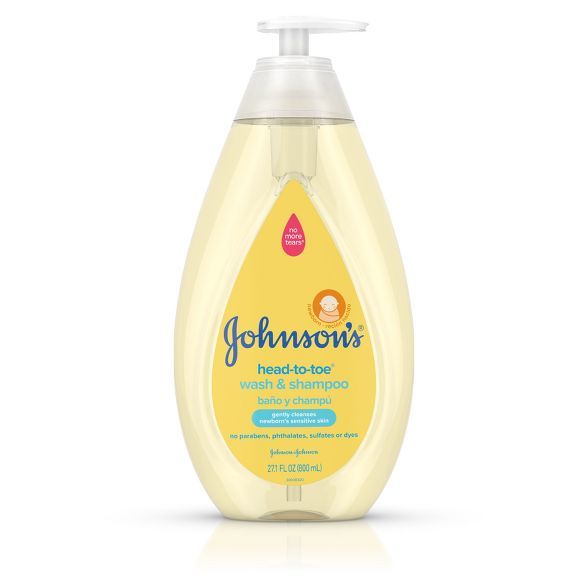 Johnson's Head-To-Toe Baby Wash and Shampoo - 27.1 fl oz | Target