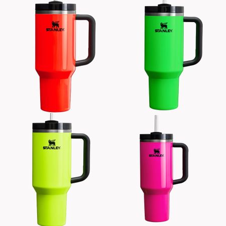 NEW STANLEY DROP 40 oz quencher cup
Electric 
Neon
Pink
Orange
Green
Yellow
Gift idea 


#LTKfindsunder50 #LTKhome #LTKSeasonal