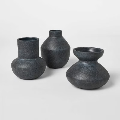 Set of 3 Bud Vases Indigo - Threshold™ designed with Studio McGee | Target