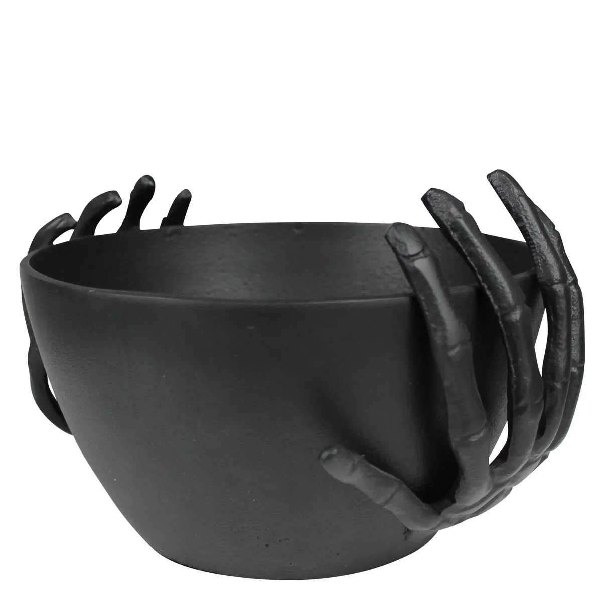 Bowl With Skeleton Hands, Black | Wayfair North America
