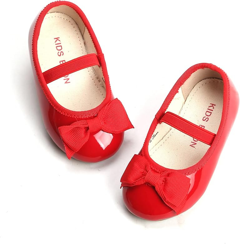 THEE BRON Girl's Toddler/Little Kid Ballet Mary Jane Flat Dress Shoes | Amazon (US)