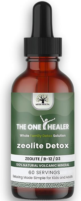 The One Healer Zeolite Detox for Kids & Adults \u2013 Pure Zeolite Drops with Methyl B12 and Vita... | Amazon (US)