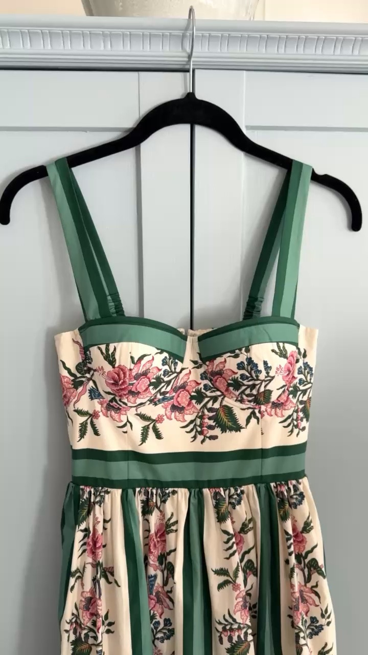 I saw this dress online and it is just as pretty in person! I got my normal size