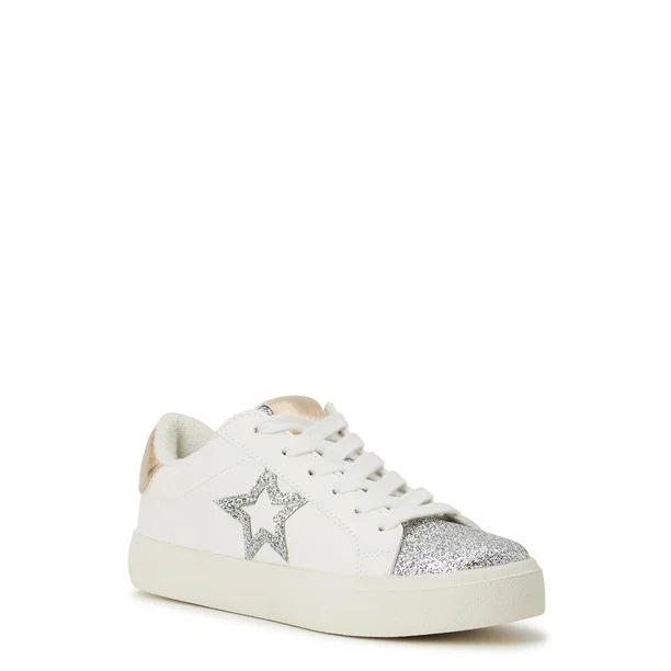 No Boundaries Women`s Casual Low Star Sneaker | Walmart (US)
