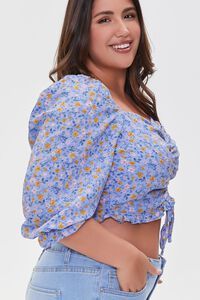 Plus Size Floral Print Crop Top | Forever 21 (US)