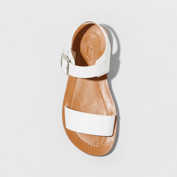 Girls' Kamila Buckle Ankle Strap Sandals - Cat & Jack™ | Target