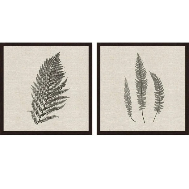 Paragon Libby Langdon Modern Ferns II Framed Wall Art - Set of 2 | Walmart (US)