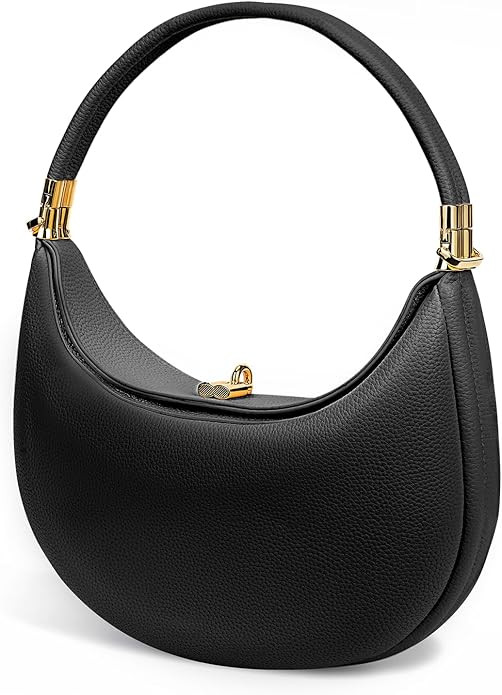 ACUYE Crescent Bag for Women Half Moon Bag Crossbody Purse PU Leather Dumpling Bag Top Handle Han... | Amazon (UK)