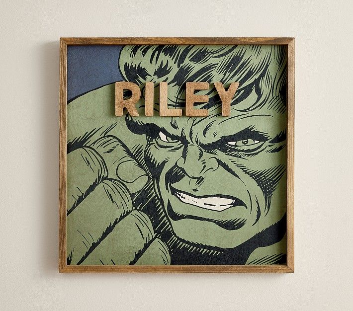 Marvel's Hulk Wall Art | Pottery Barn Kids