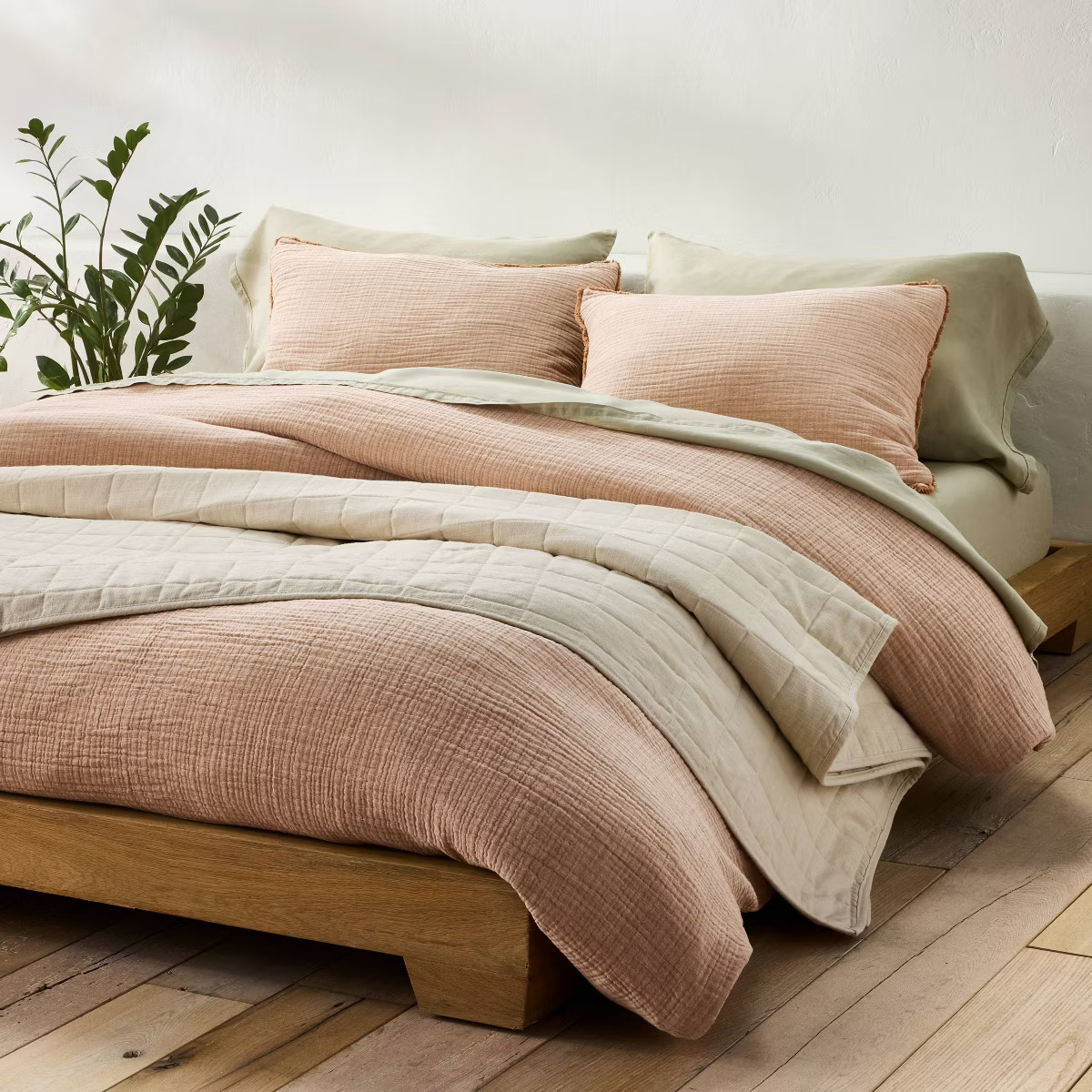 Heavyweight Linen Blend Quilt - Casaluna™ | Target