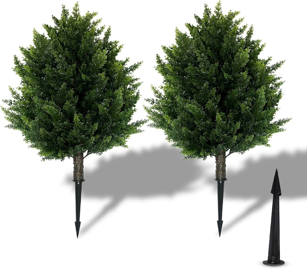 GoceJooo 16.5inch Height Artificial Cypress Topiary – Breathe Life & Lushness into Any Space ... | Amazon (US)