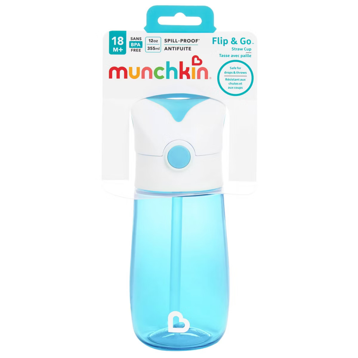 Munchkin Flip & Go Straw Cup - 12oz | Target