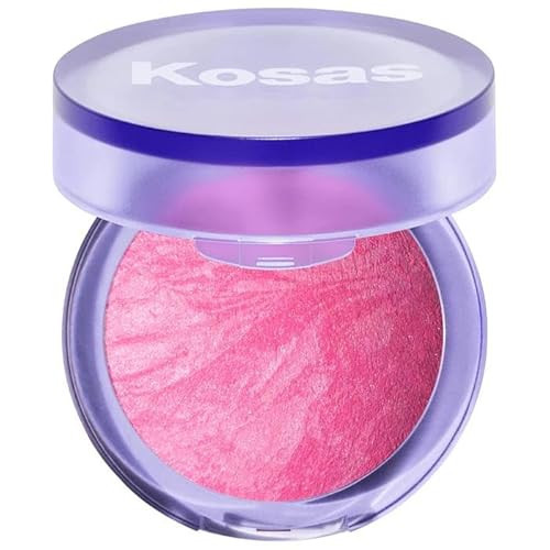 Kosas Blush is Life Baked Talc-Free Dimensional Blush - Butterflies (cool baby pink), 0.16 Ounce (Pack of 1) | Amazon (US)