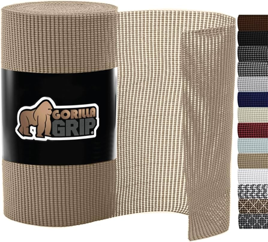 Gorilla Grip Drawer Shelf and Cabinet Liner, Thick Strong Grip, Non-Adhesive Liners Protect Kitch... | Amazon (US)