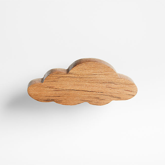 Wood Cloud Knob + Reviews | Crate & Kids | Crate & Barrel