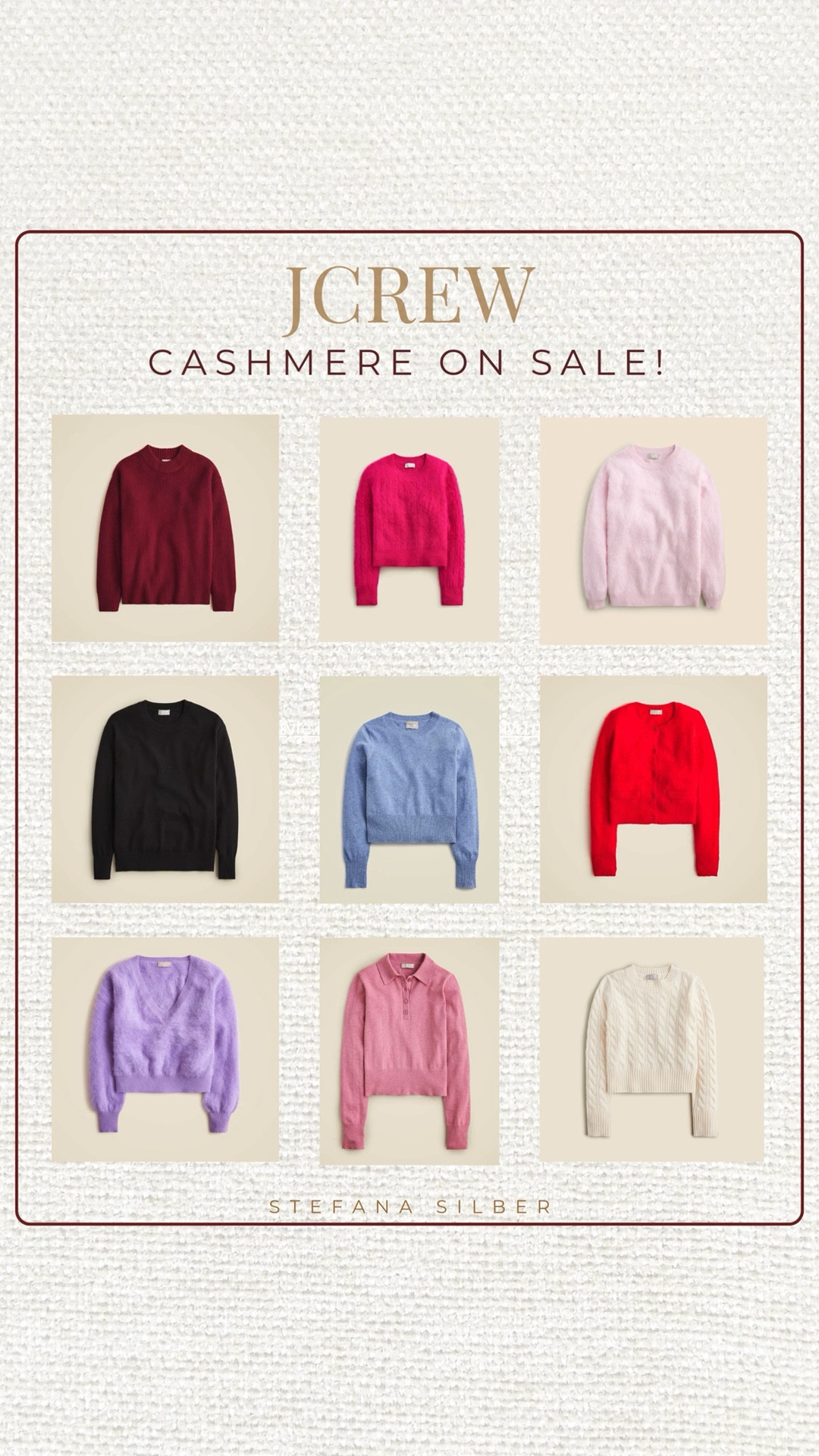 Up to 40% off cashmere at J.Crew! Black Friday deals are a great time to update your wardrobe. 

Colorful cashmere sweaters, winter outfit ideas, holiday outfits 


#LTKSaleAlert #LTKOver40 #LTKCyberWeek
