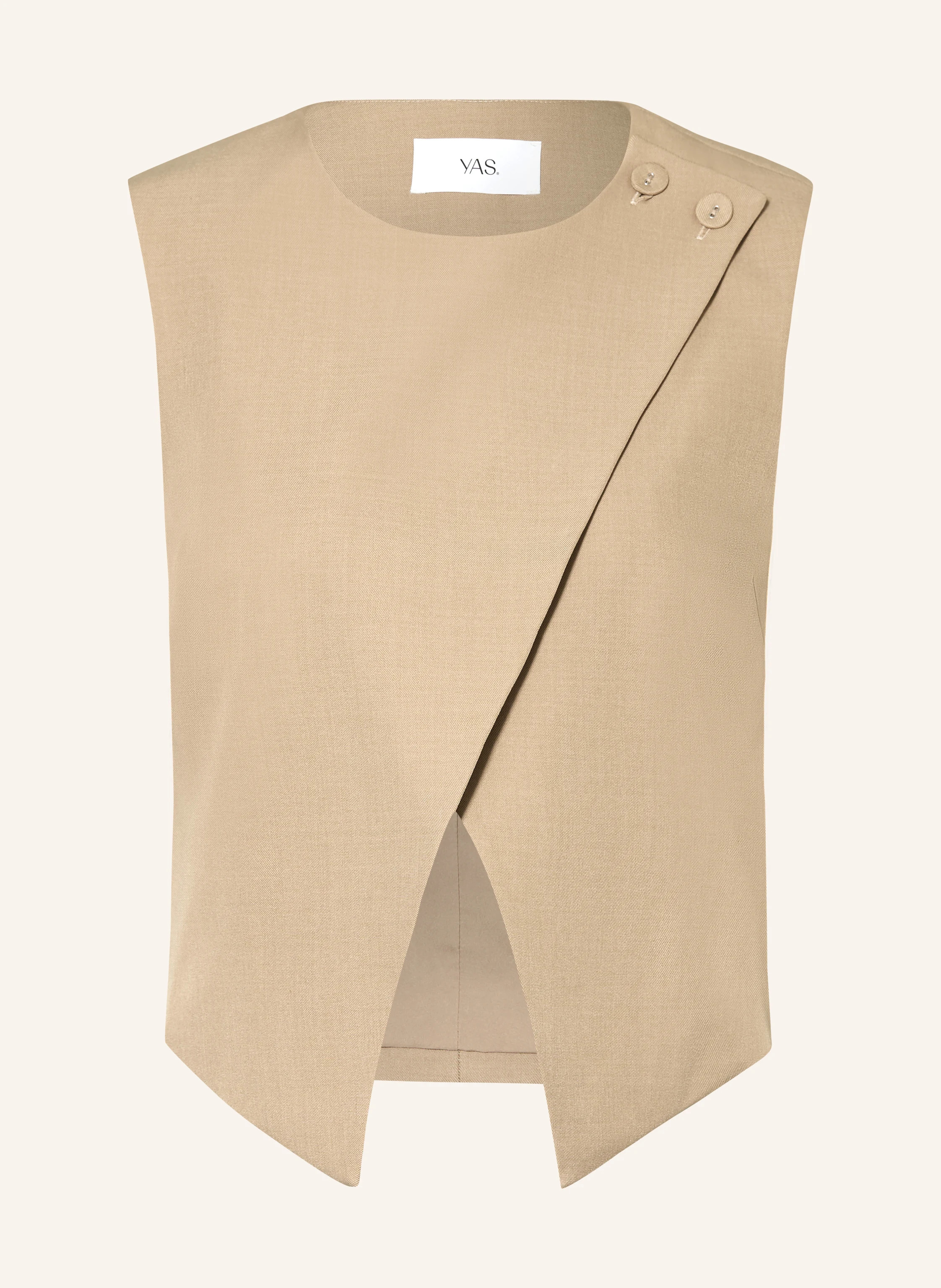 Y.A.S. Blazerweste in camel | Breuninger (DACH)