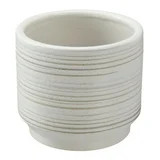 Better Homes & Gardens 6" x 6" x 5.4" Round White Ceramic Teramo Plant Planter | Walmart (US)